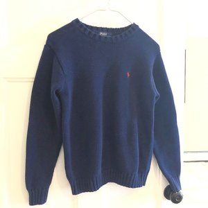PRICE DROP! Womens POLO Ralph Lauren, RL  BLUE , COMFY Cotton Sweater L